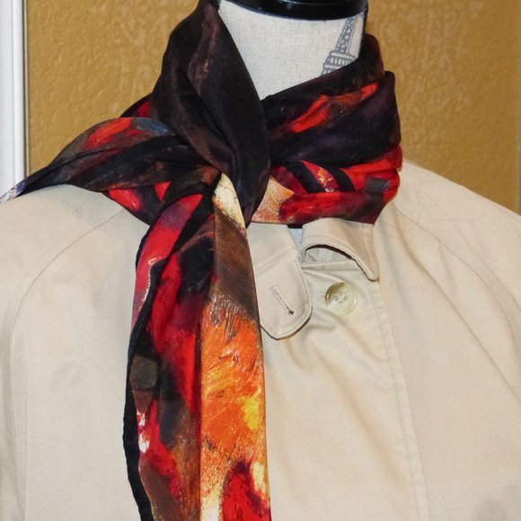 Huge Silk Scarf - A.Y. Jackson 's Red Maple National Gallery of Canada - Picture 5 of 10